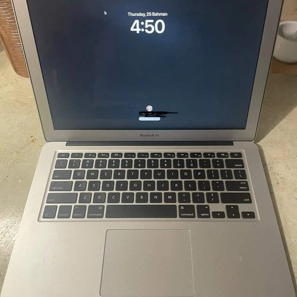 Apple Laptop in Silver with Charger